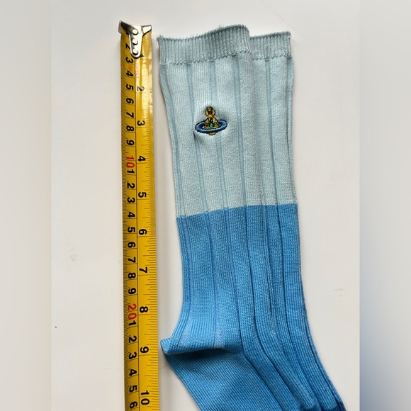 Vivienne Westwood Blue Gradient Socks - Picture 2 of 5